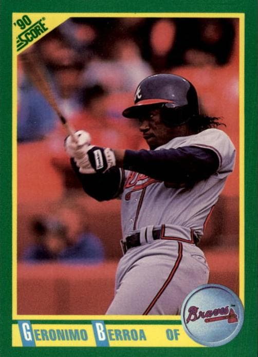 Geronimo Berroa trading card