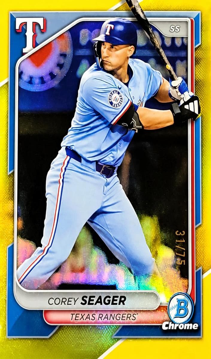 Corey Seager 2024 bowman Bowman Chrome