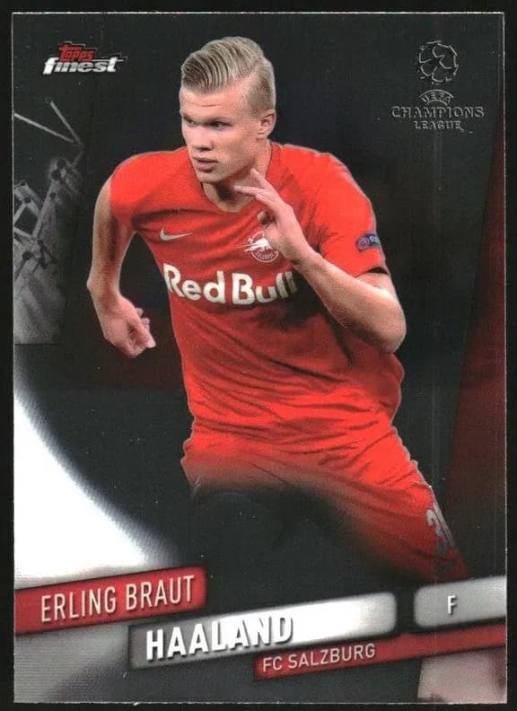 Erling Haaland 2019 topps Topps Finest UEFA Champions League