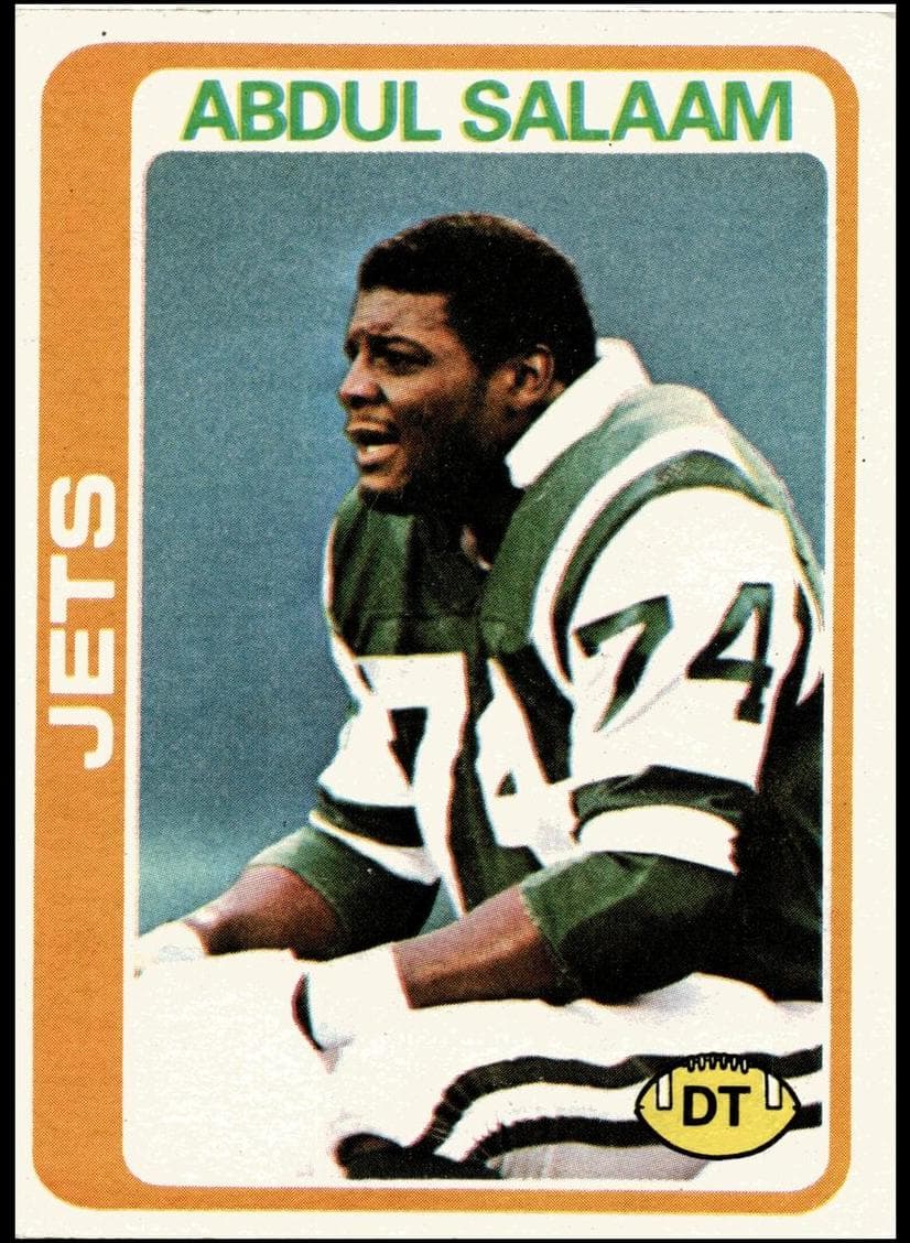 Abdul Salaam 1978 topps Topps