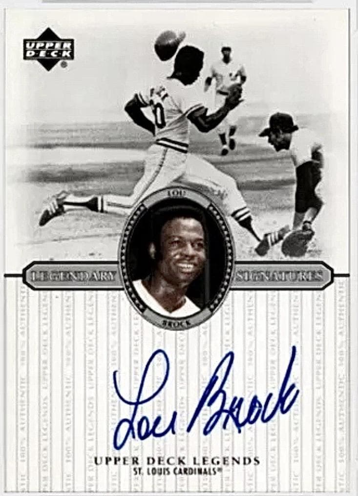 Lou Brock 2000 upper-deck