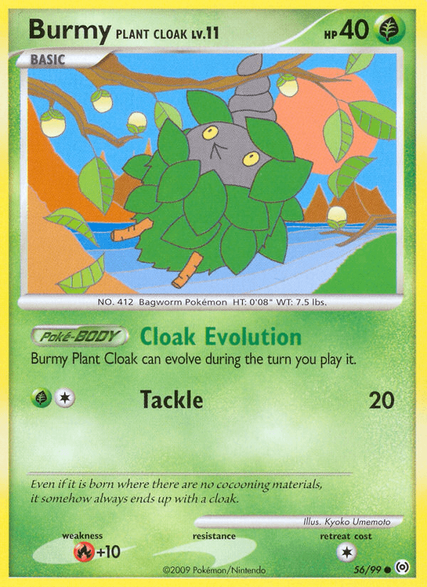 Burmy 2009 Pokemon Arceus Reverse Holo