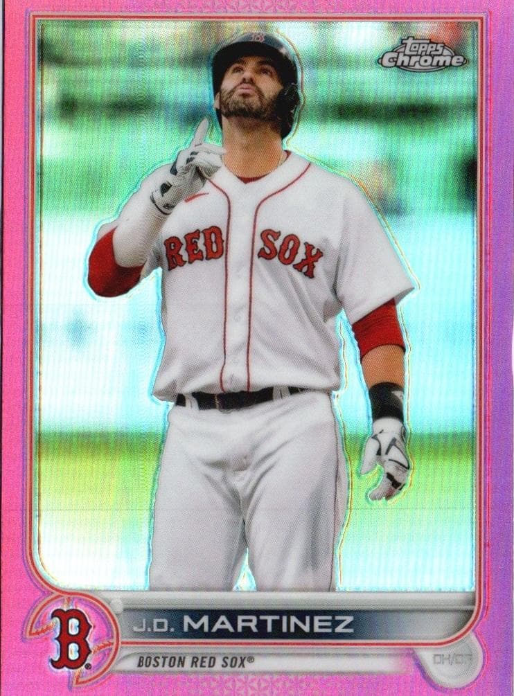 J.D. Martinez 2022 topps Topps Chrome