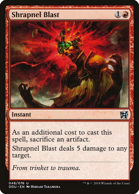 Shrapnel Blast 2003 Magic: The Gathering Mirrodin