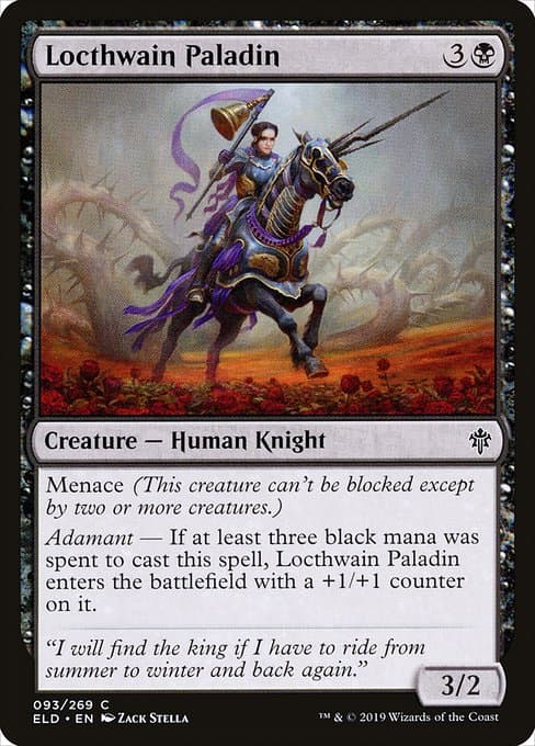 Locthwain Paladin 2019 Magic: The Gathering