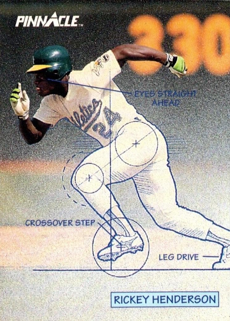 Rickey Henderson 1992 unknown Pinnacle