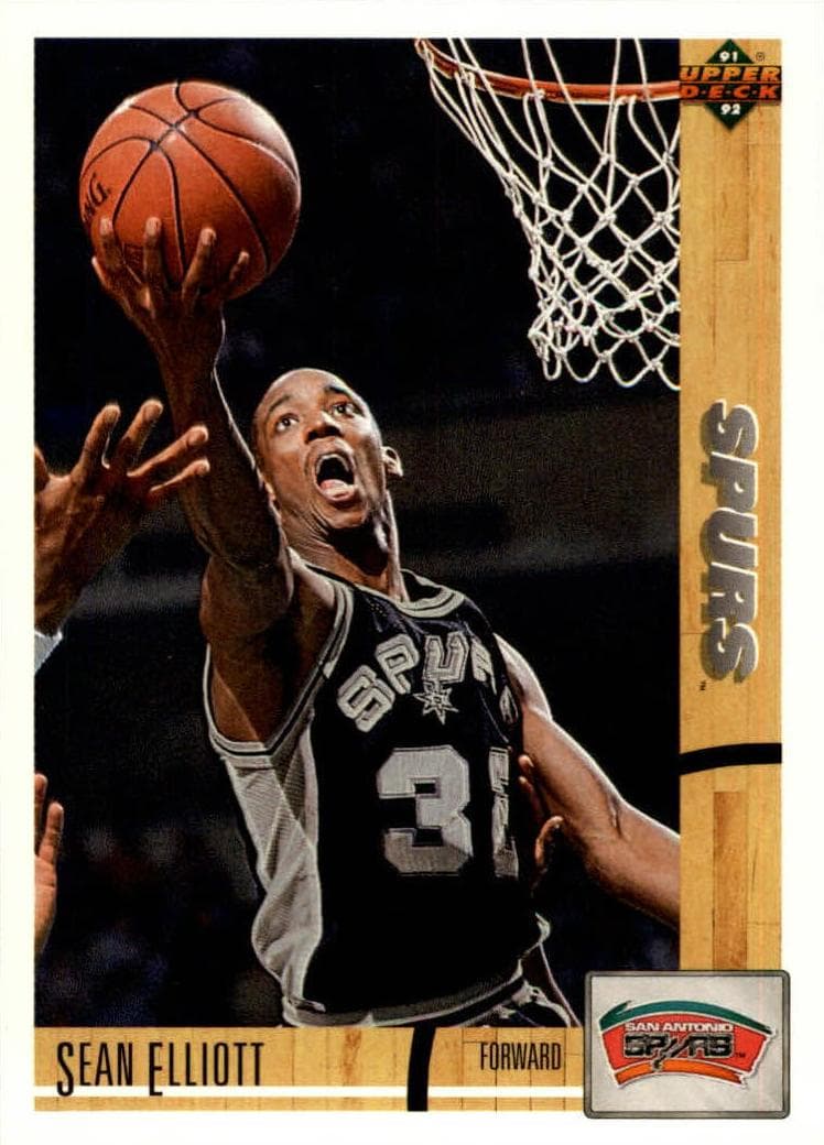 Sean Elliott 1991 upper-deck Upper Deck