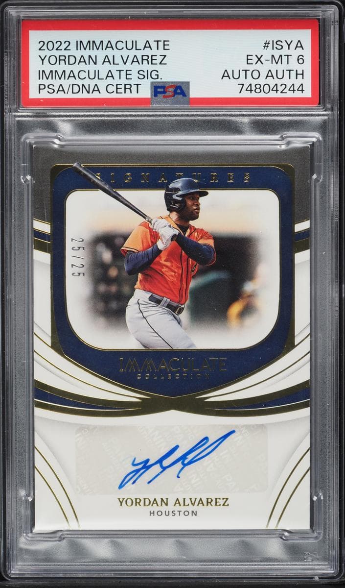 Yordan Alvarez 2022 panini