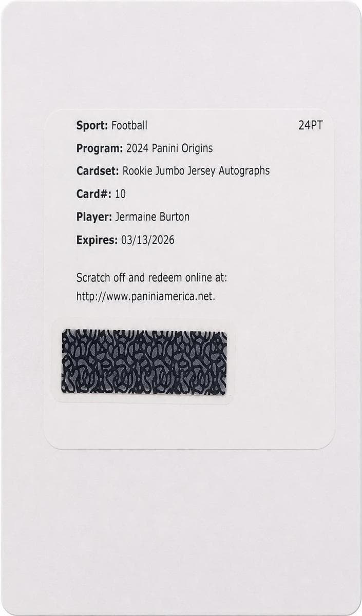 Jermaine Burton #RJA-JBU