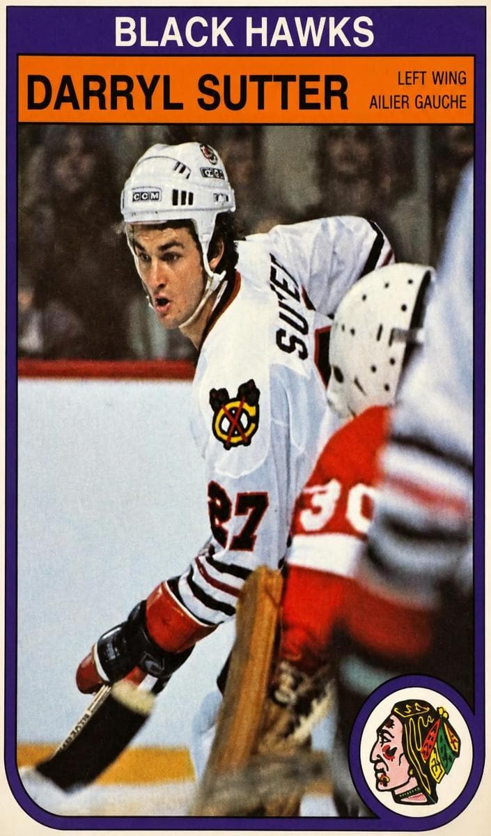 Darryl Sutter 1982 topps O-Pee-Chee