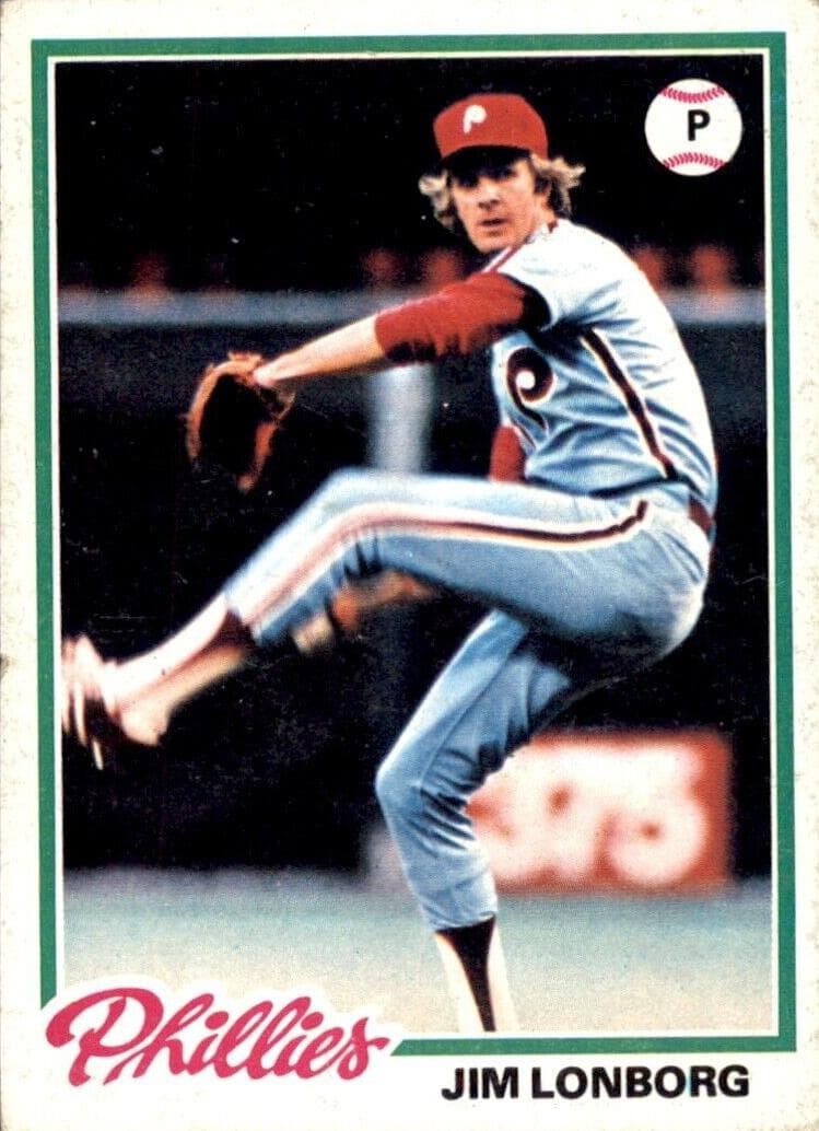 Jim Lonborg 1978 topps Topps