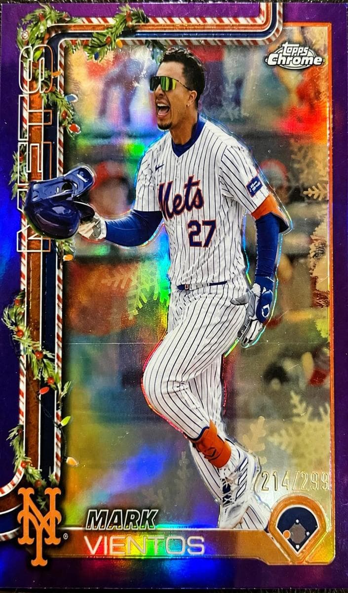 Mark Vientos 2025 topps Holiday