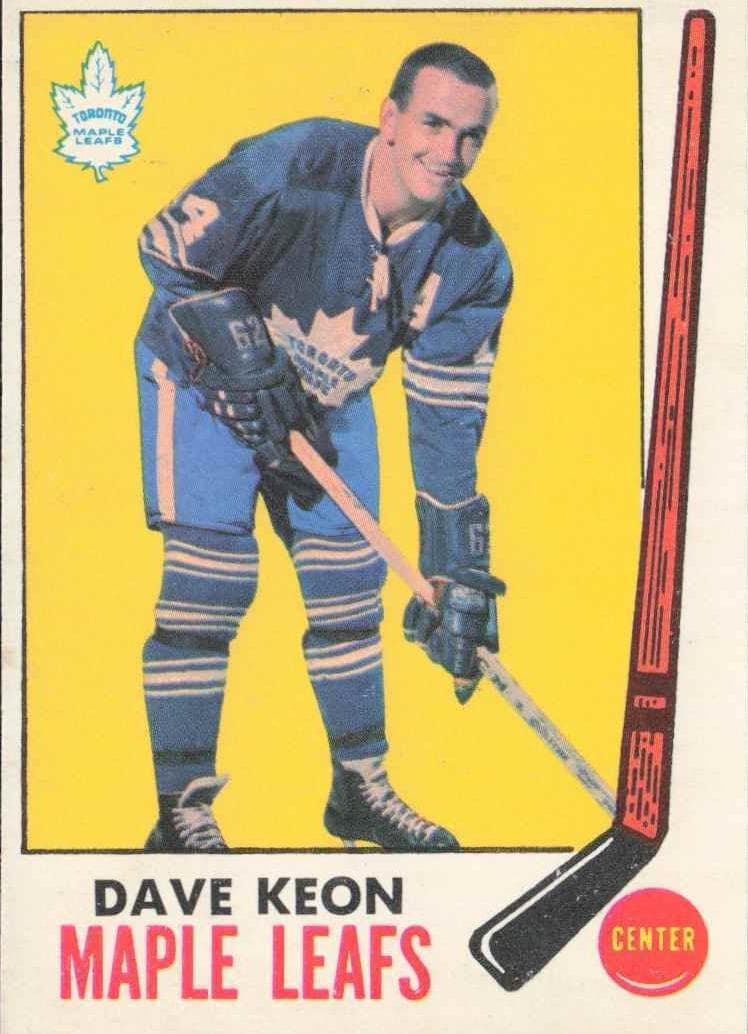 Dave Keon 1969 topps O-Pee-Chee