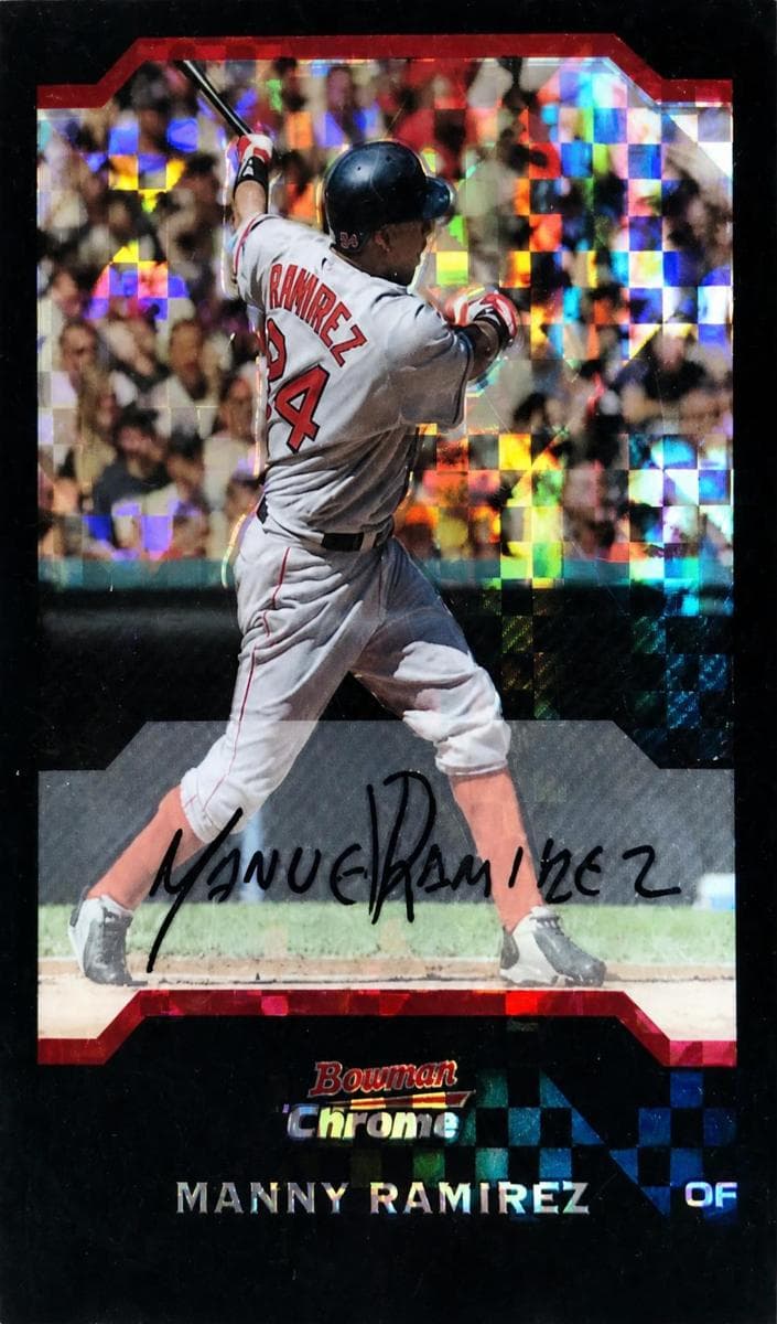 Manny Ramirez 2004 bowman Bowman Chrome