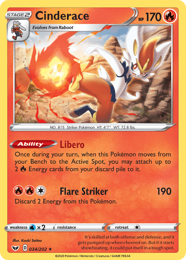 Cinderace 2020 Pokemon