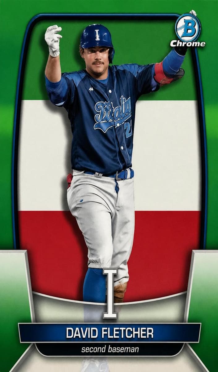 David Fletcher trading card