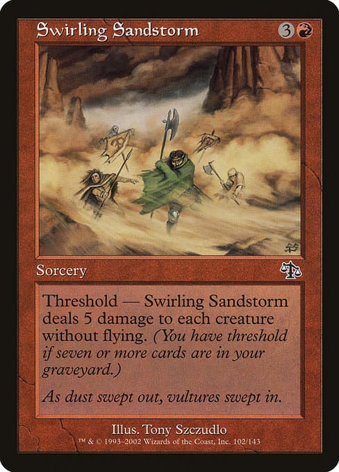 Swirling Sandstorm 2002 Magic: The Gathering