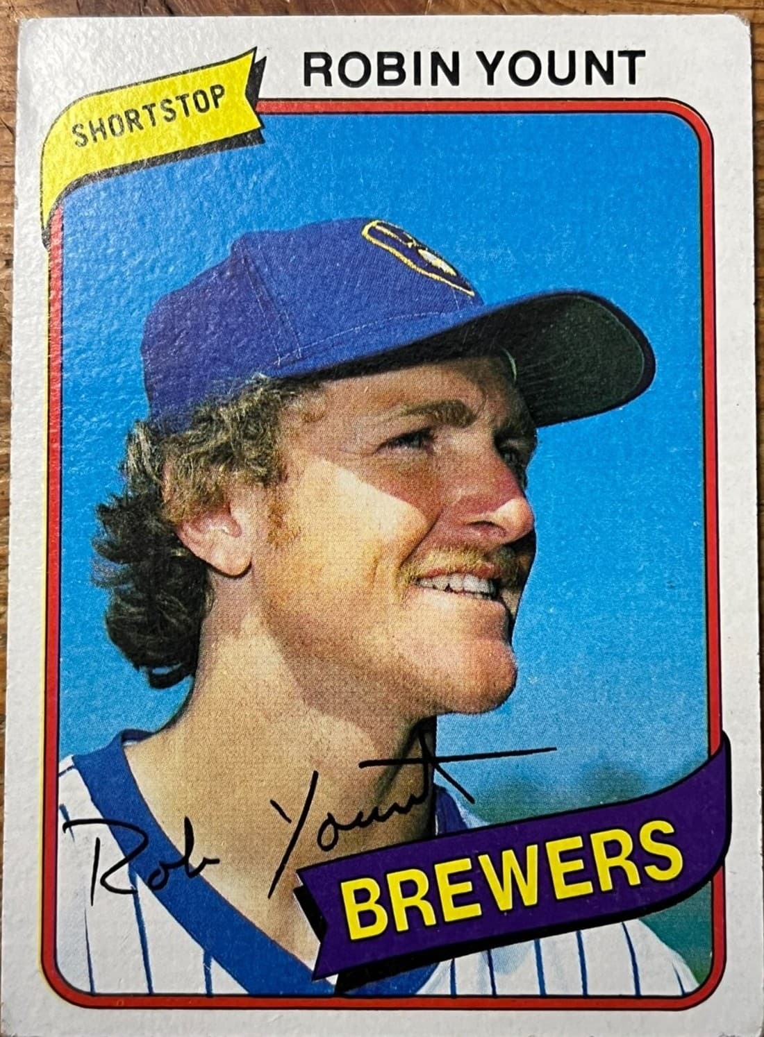 Robin Yount Baseball 1980 Topps