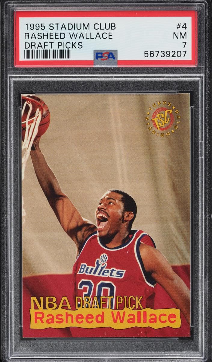 Rasheed Wallace 1995 unknown Stadium Club