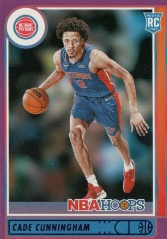 Cade Cunningham 2021 panini Hoops Winter