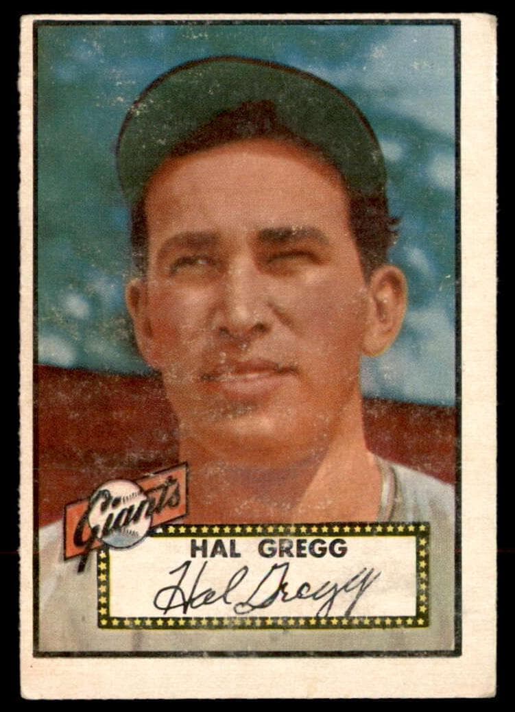 Hal Gregg 1952 topps Topps