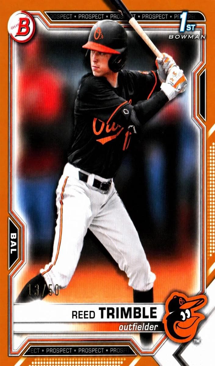 Reed Trimble 2021 bowman Bowman Draft