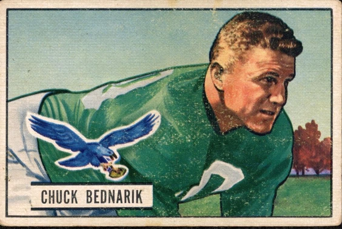 Chuck Bednarik 1951 bowman Bowman