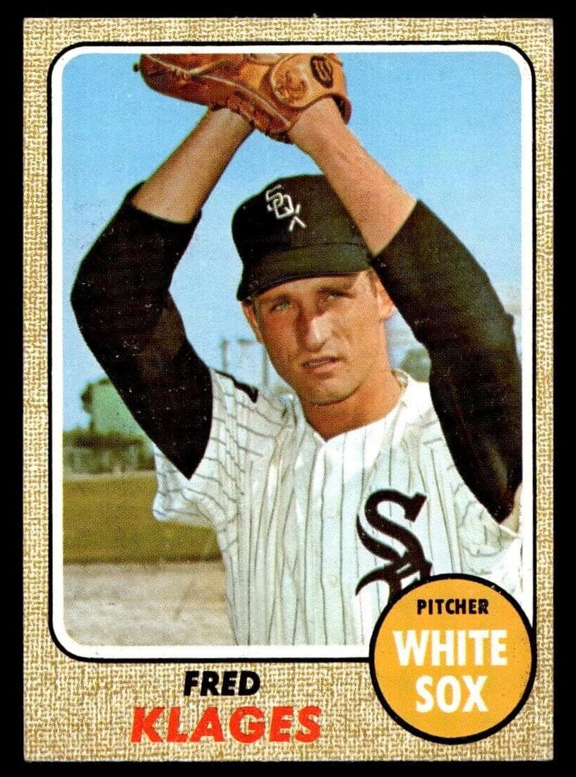 Fred Klages 1968 topps Topps