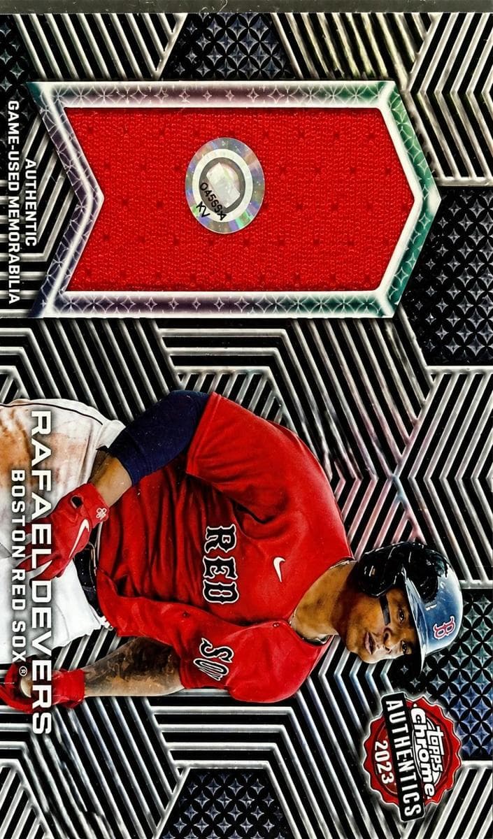 Rafael Devers 2023 topps Topps Chrome
