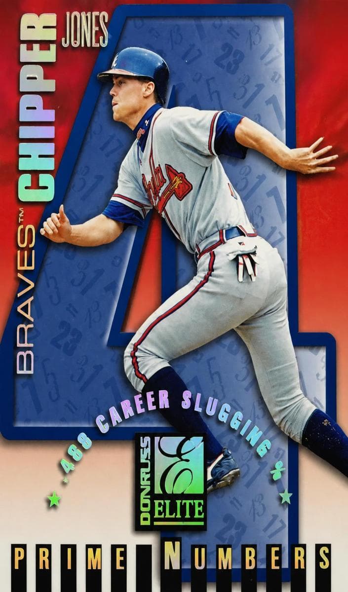 Chipper Jones 1998 panini