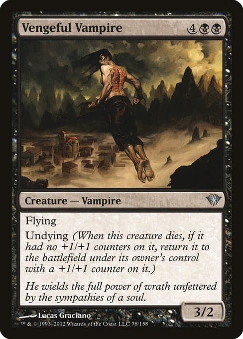 Vengeful Vampire 2012 Magic: The Gathering Dark Ascension