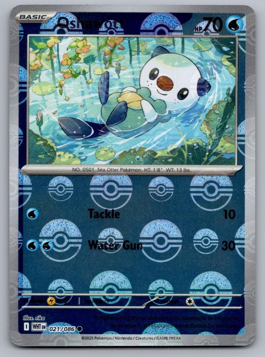 Oshawott trading card