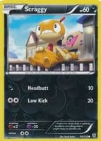 Scraggy trading card
