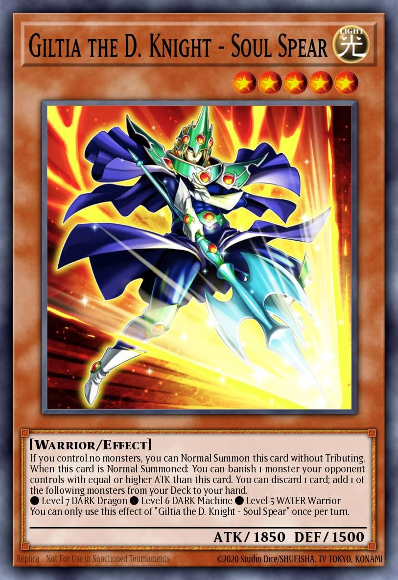 Giltia the D. Knight - Soul Spear 2022 Yu-Gi-Oh! Legendary Duelists: Season 3