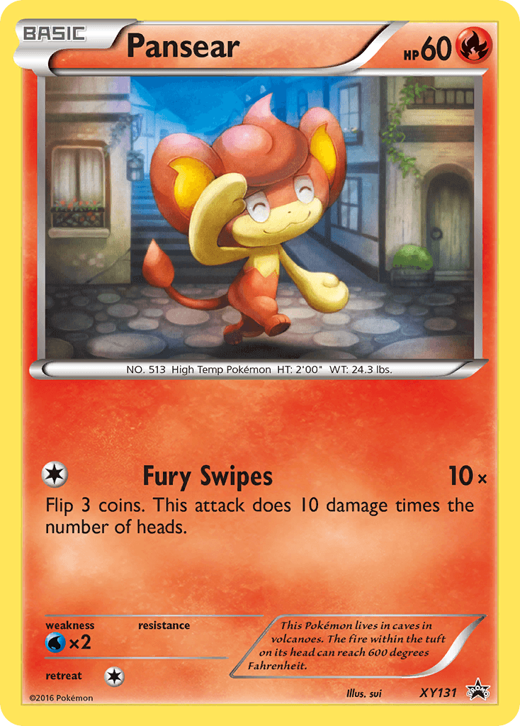 Pansear 2013 Pokemon Kalos Starter
