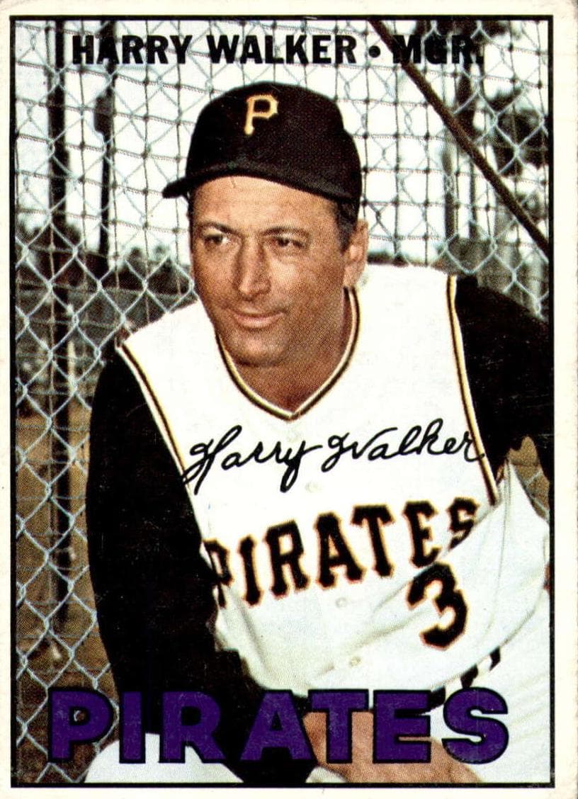 Harry Walker 1967 topps Topps