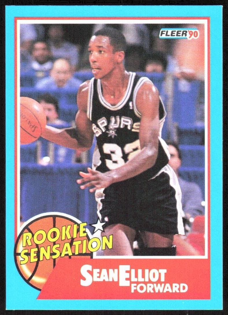 Sean Elliott 1990 fleer Fleer