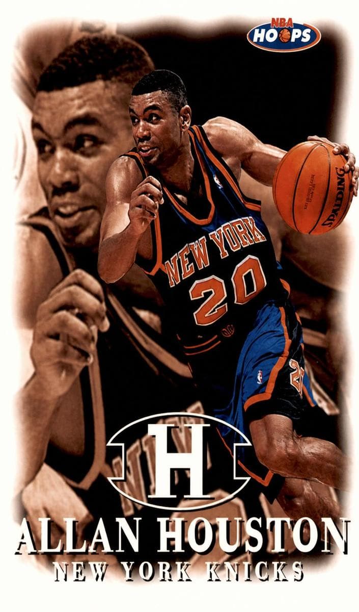 Allan Houston 1998 panini Hoops