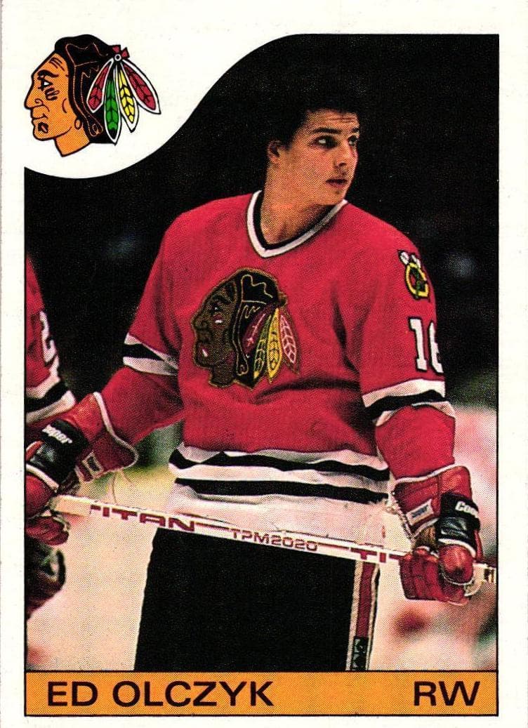 Ed Olczyk trading card