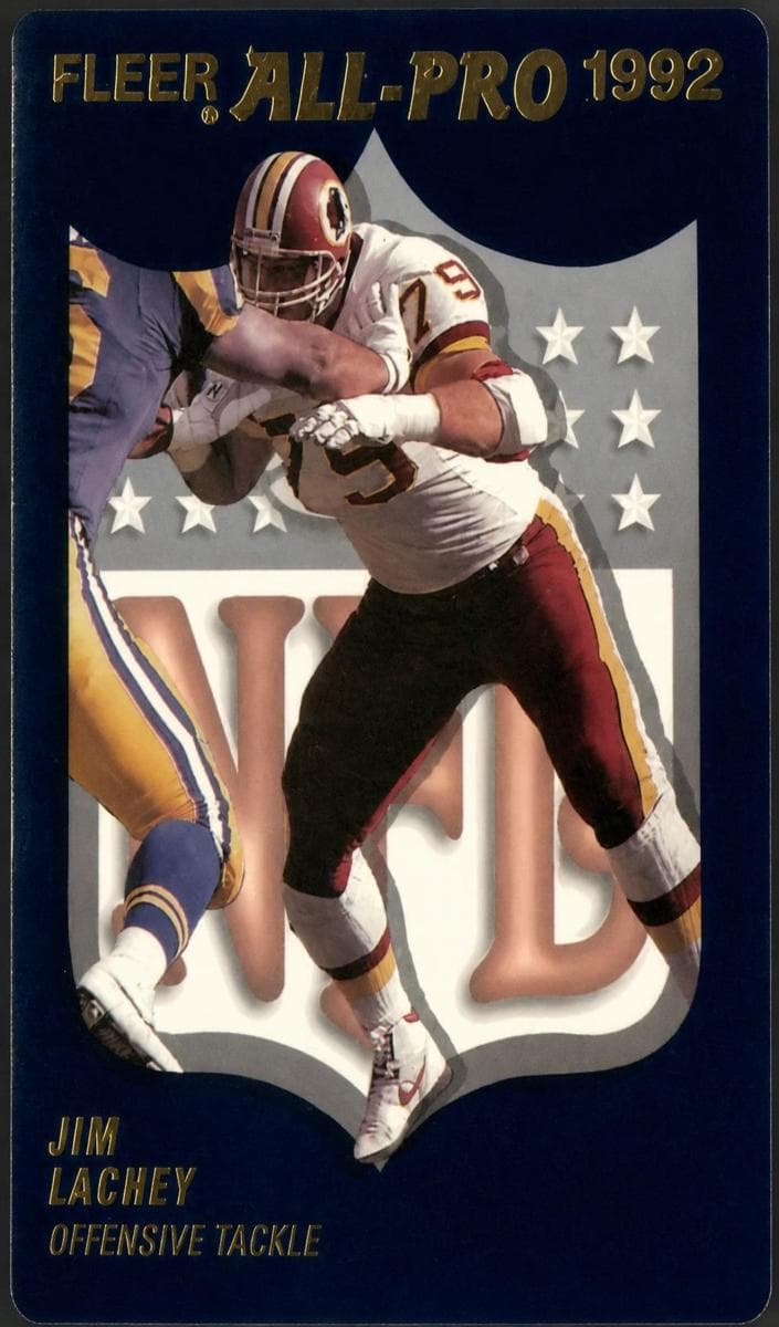 Jim Lachey 1992 fleer