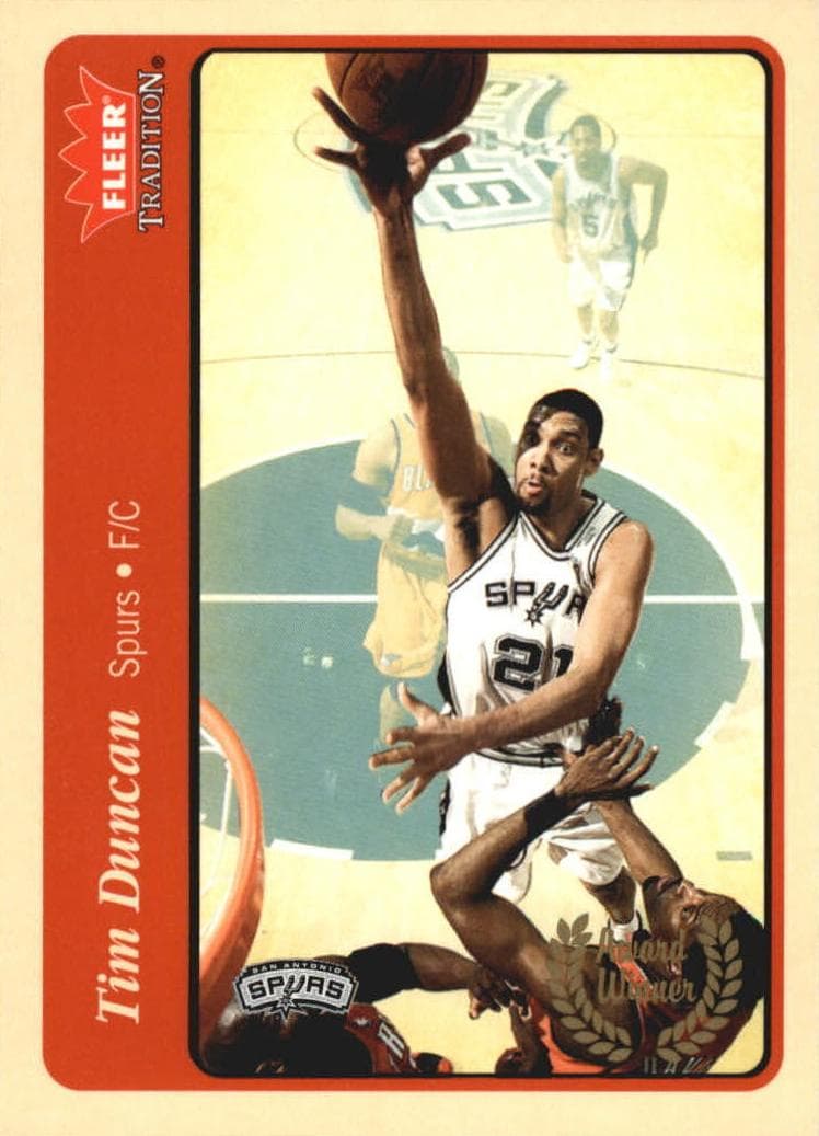 Tim Duncan 2004 fleer Fleer Tradition