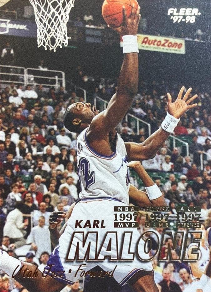 Karl Malone 1997 fleer Fleer