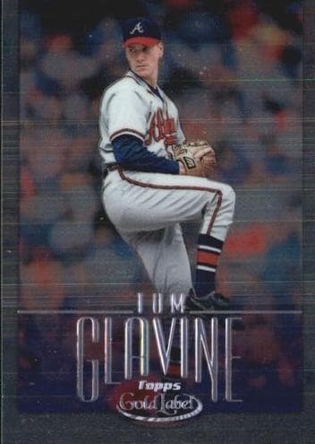 Tom Glavine 2002 topps Gold Label