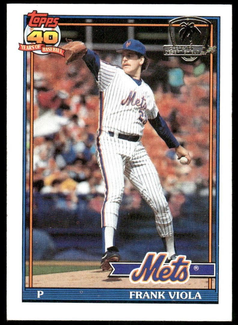 Frank Viola 1991 topps Topps