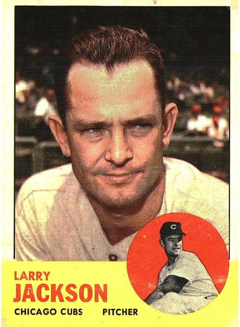 Larry Jackson 1963 topps Topps