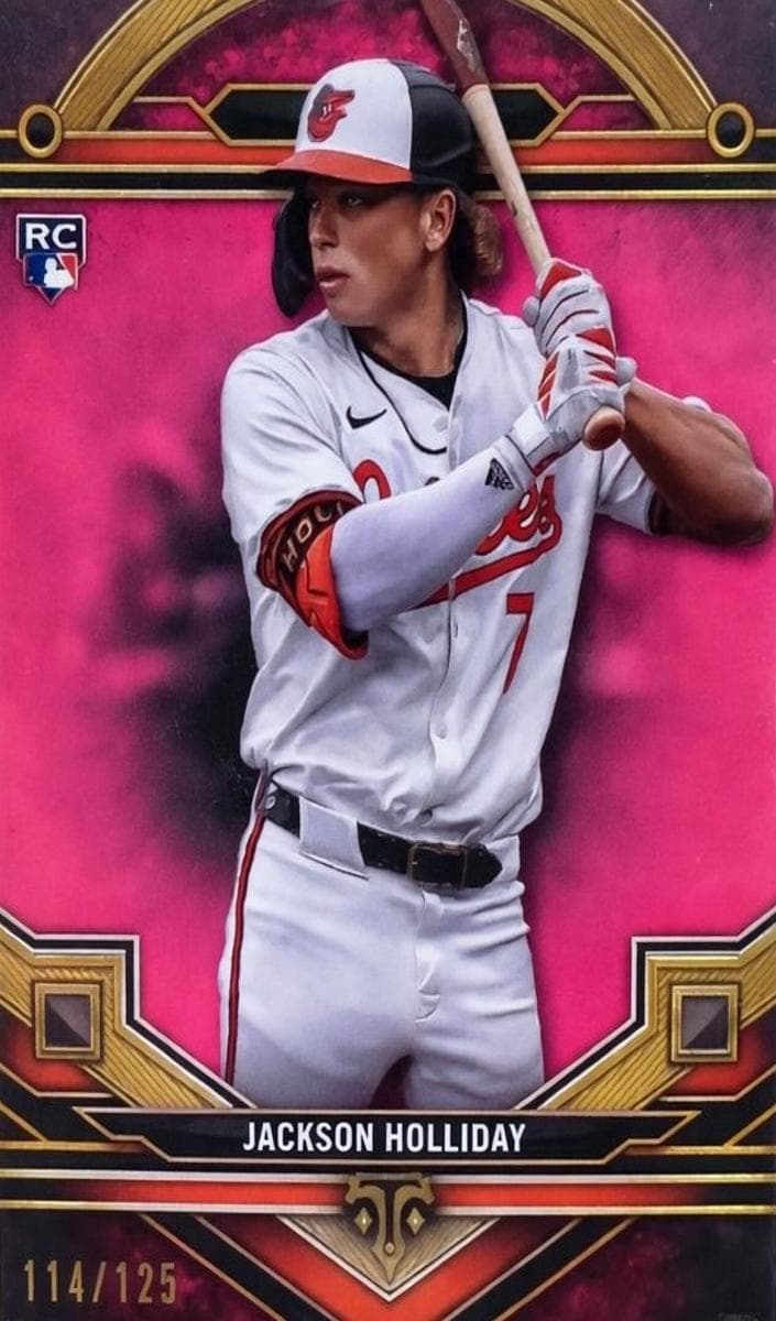 Jackson Holliday 2024 topps Topps Triple Threads