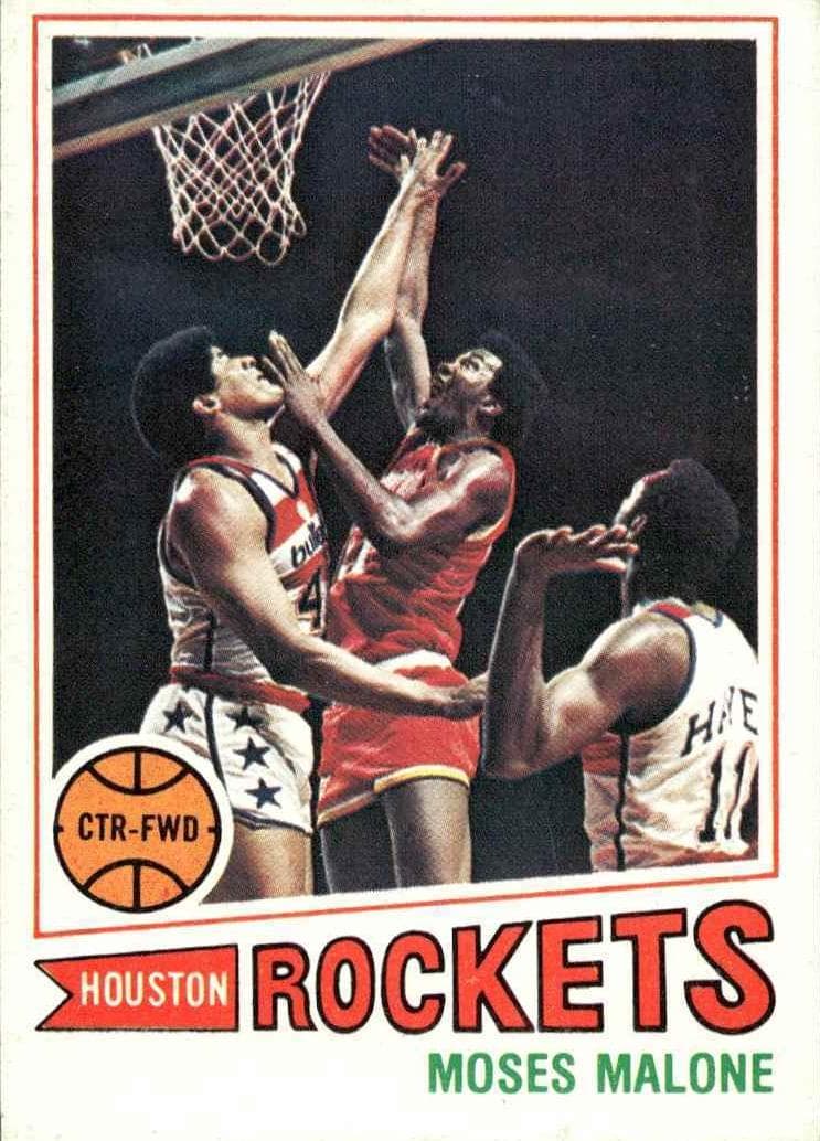 Moses Malone 1977 topps