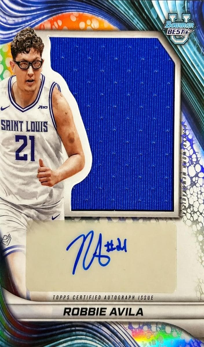 Robbie Avila 2024 bowman Bowman's Best University