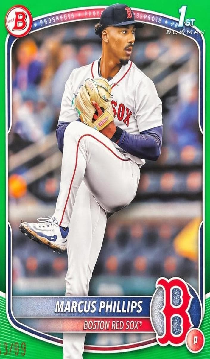Marcus Phillips trading card