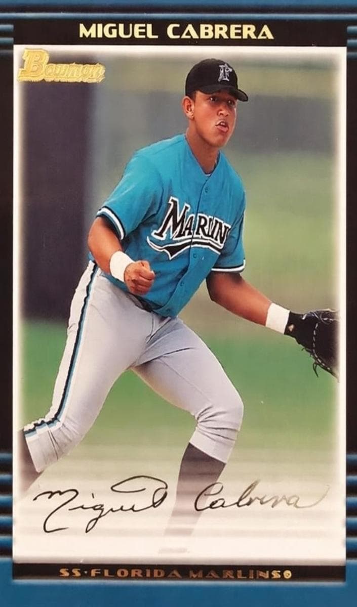 Miguel Cabrera 2002 bowman Bowman